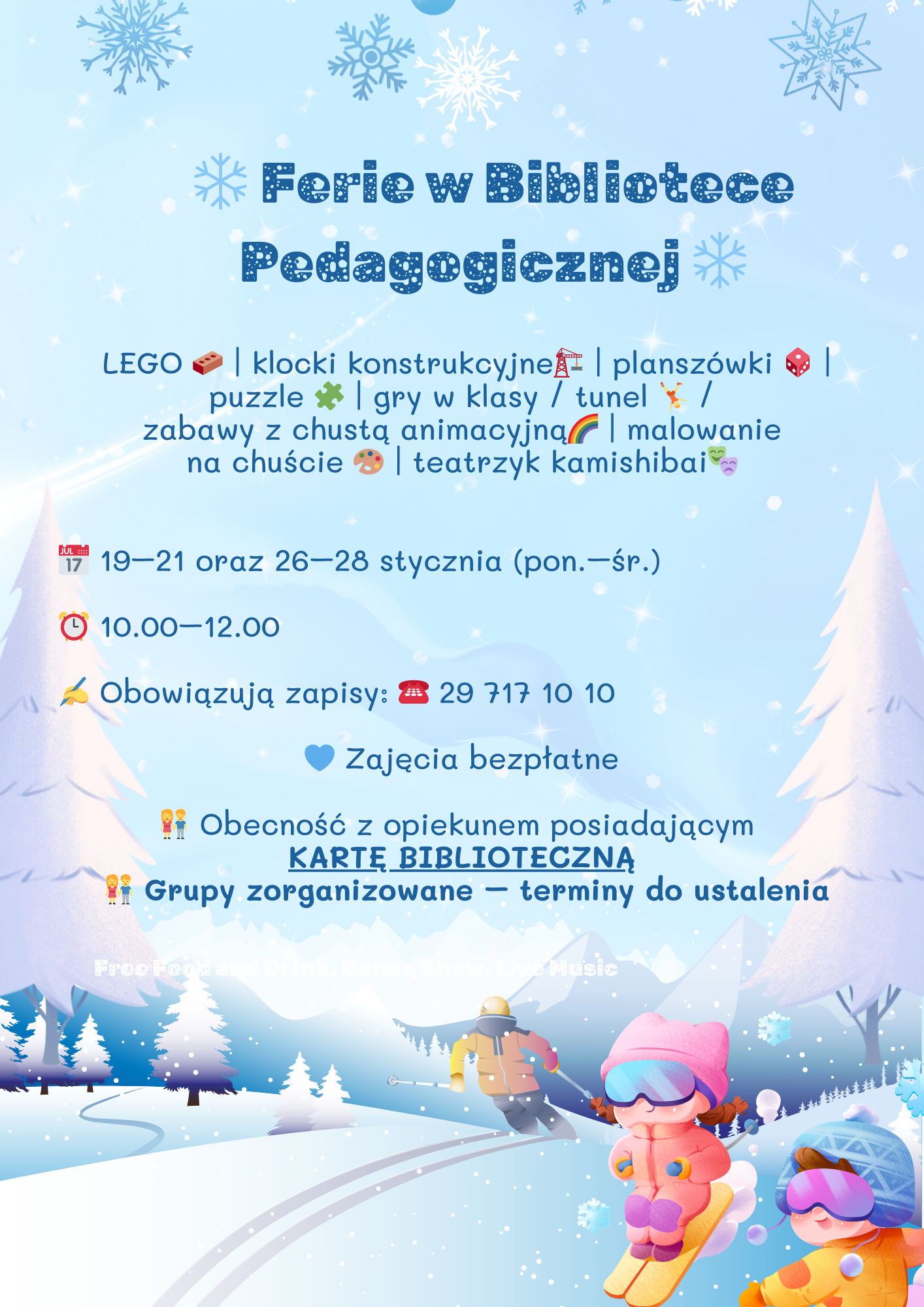 Ferie w Bibliotece Pedagogicznej